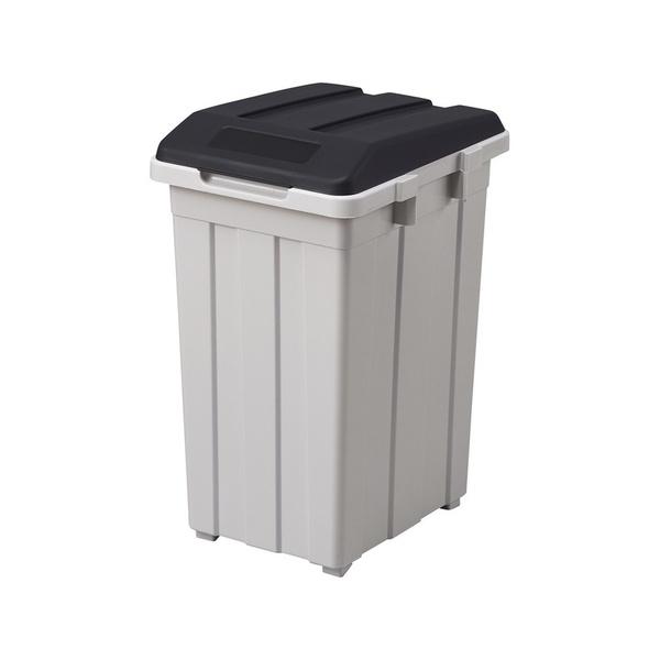 他サイト： アスベル ジョイント分別ペール 33L (ブラック)  (ゴミ箱 外 屋外用 連結 フタ付 ベランダ スタイリッシュ ASVEL)(ポイント利用)の商品画像