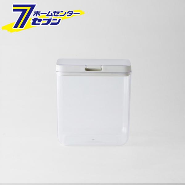 マーナ 保存容器 ワイドトール 2.0L クリア（蓋） K761CL (キャニスター コンテナ 調味料ケース)●パッキンでしっかり閉まって湿気を防ぎ、ワンタッチで開く保存容器。小麦粉1kgが袋ごとピッタリ入るサイズです。●容量およそ2.0L...