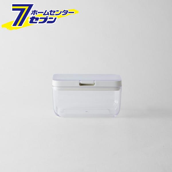 マーナ 保存容器 ワイド ショート 700mL クリア（蓋） K762CL (キャニスター コンテナ 調味料ケース)●パッキンでしっかり閉まって湿気を防ぎ、ワンタッチで開く保存容器。●ショートパスタ約250g、だしパック約30個が入るサイズ...