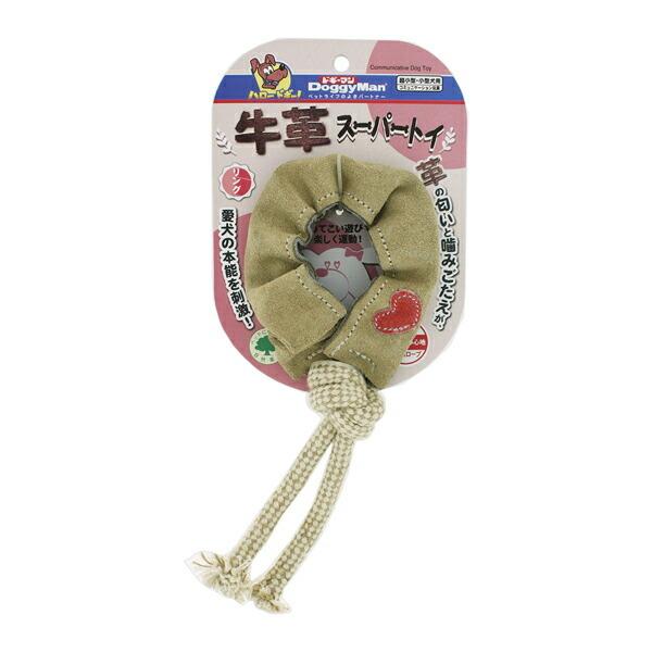 牛革スーパートイ リング ドギーマン ペット 犬 グッズ おもちゃ ペット用品 Diy Com 通販 Paypayモール