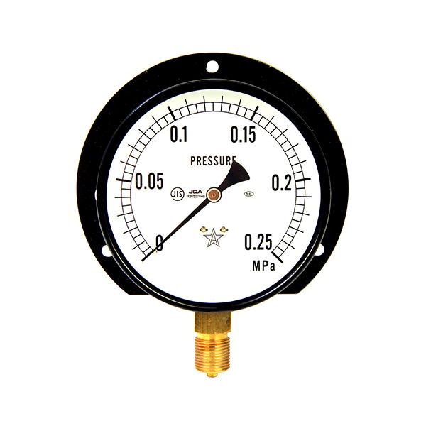 藤原産業 汎用圧力計B100・G3/8 S-42・0.25MPA 右下精器製造