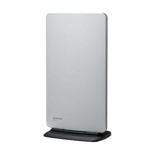 マスプロ 屋内用 UHF卓上アンテナ ブースター内蔵 シルバー