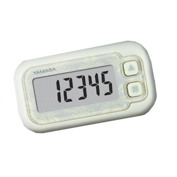 万歩計 スノーホワイト EX-200W (歩数計 健康管理 ダイエット 簡単操作 軽量 ステップカウンター 山佐時計計器)●かんたん操作の単機能。●機能は歩数と時刻のみ。2つのボタンで簡単に操作ができます。●20gの軽量。●コンパクトボディ...