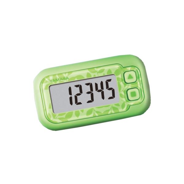 万歩計 エコグリーン EX-200G (歩数計 健康管理 ダイエット 簡単操作 軽量 ステップカウンター 山佐時計計器)●かんたん操作の単機能。●機能は歩数と時刻のみ。2つのボタンで簡単に操作ができます。●20gの軽量。●コンパクトボディで...