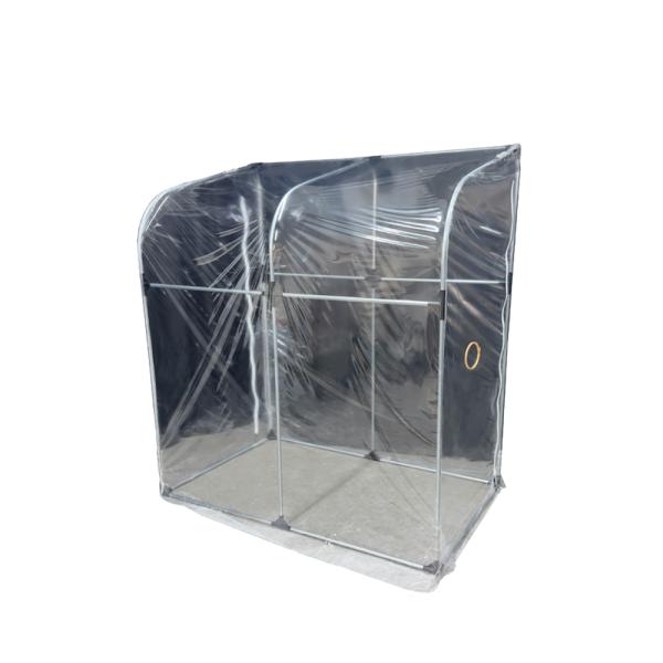 ウォーム＆クーラースペース 日本製 WCS180T (簡易休憩室 休憩スペース 待機室 仮設空間 南栄工業)●オールシーズン快適な仮設休憩空間。●快適な環境づくりをサポートする、室内設置型の簡易休憩スペースです。●外気の影響を受けにくいビニ...