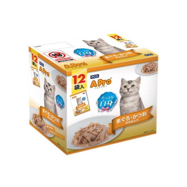 【happytoko】トップバリュー キャットフード かつお ささみセット トップバリュ キャットフード パウチ かつお＆まぐろ : イオン