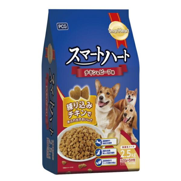 スマートハート チキン&ビーフ味 2.5kg 森光商店 [ドッグフード