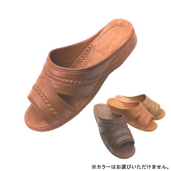 ゴムサンダル 紳士No.180 ブラック L 10足セット メンズ 丸中工業所