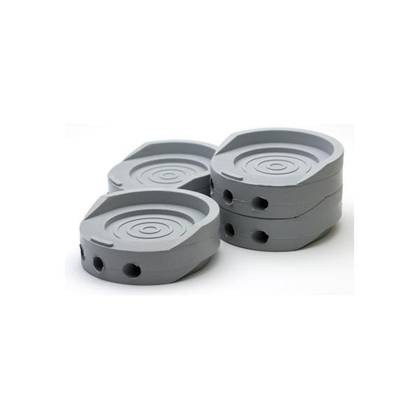 他サイト： WAKI 和気産業 ハイパー防振ゴムマット EGH006 ライトグレー 洗濯機・冷蔵庫用 25mm×70φ（40〜60mm）4枚入 4903757277564の商品画像