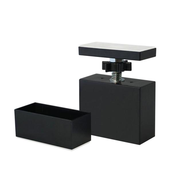 他サイト： 平安伸銅工業 ラブリコ LABRICO ツーバイフォー材専用壁面 2×4アジャスター マットブラック DXK-1の商品画像