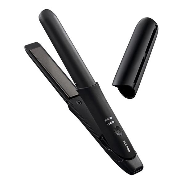 【小型家電】ヘアアイロン 希少品 トライアングル H・Pアイロン 新品未使用 KOIZUMI 小泉成器 モバイルストレートアイロン ブラック KHS