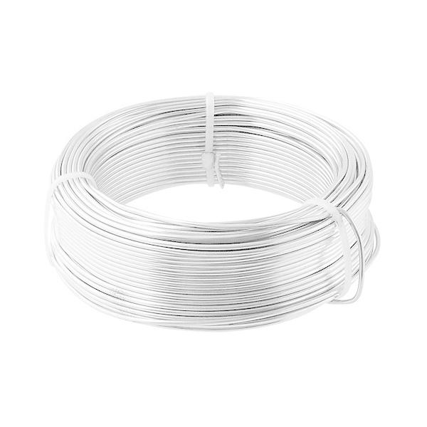 他サイト： アークランズ (旧 アークランドサカモト) 自然 アルミ針金白150g 1.5mm 731052  （コンパクト便可）の商品画像