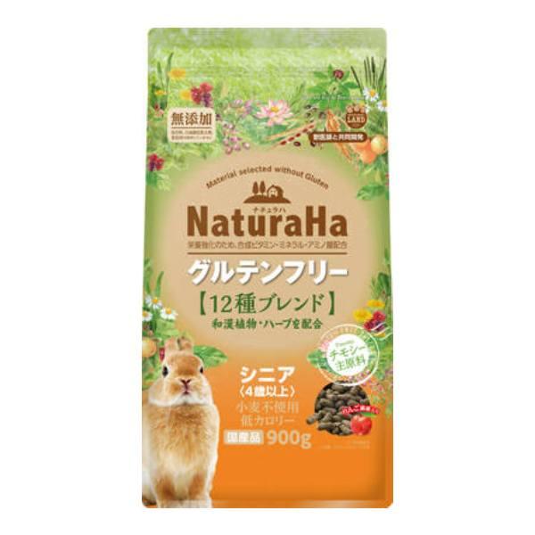 ナチュラハ グルテンフリー 12種ブレンド ラビット シニア 900g 小動物