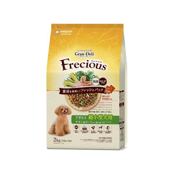 フレシャス超小型犬用チキンビーフ プレミアムドッグフード ユニ