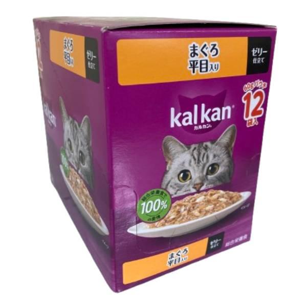 他サイト： マースジャパン カルカン パウチ まぐろ 平目 60g×12袋入 ゼリー仕立て キャットフード 猫用 ウェットの商品画像