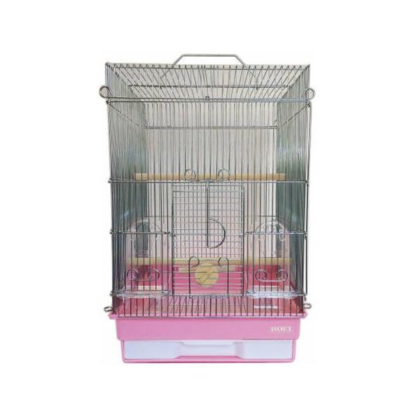 手のりケージ定番人気製品です。天井が大きく開いたりと解放感があり機能も充実。文鳥などの小鳥から小型インコまで幅広くお使いいただける手のりケージです。仕様・注意事項内容量：1台サイズ：幅370×奥行415×高さ545mm、3.4kg