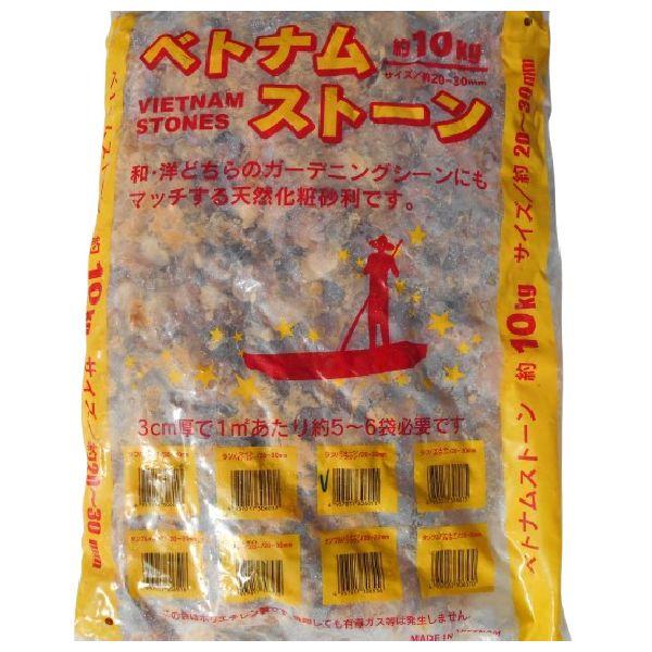 和・洋どちらのガーデニングシーンにもマッチする天然化粧砂利です。内容量：10kgサイズ：約20-30mm目安：3cm厚で1m2あたり約5-6袋