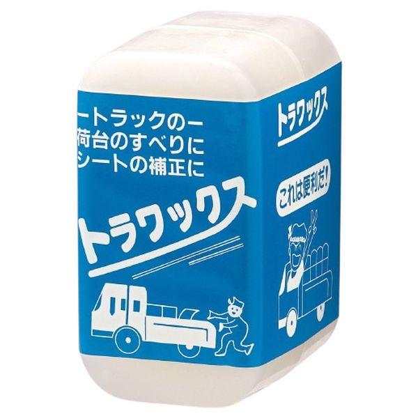 トラックの荷すべりに、シートの補正に便利なワックスです。サイズ(約)：8×10×14cm