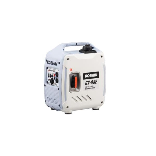 工進（KOSHIN） インバーター発電機 GV-9SE 白×グレー