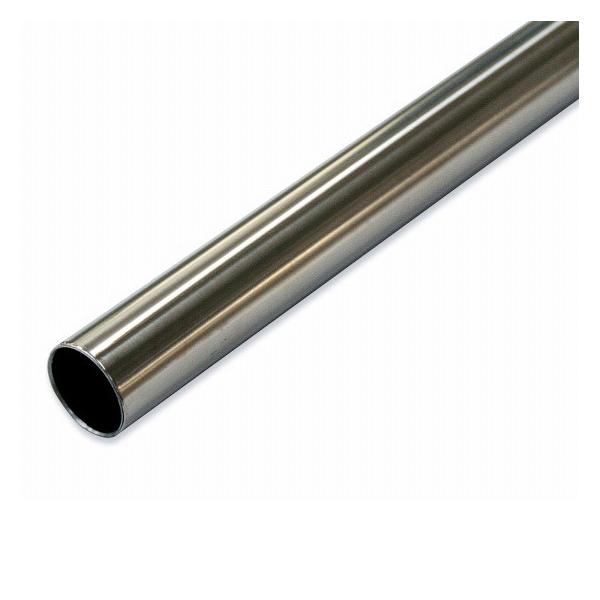 ステンレス帯鋼を特殊造管機で密着被膜しました。●店舗装飾・建築・家具・自動車。●機械構造用炭素鋼鋼管(内管)に、極薄肉ステンレス帯鋼を外側に被覆させ重ね合わせ部をシーム溶接したクラッド管です。●研磨仕上げをしていますが、外皮ステンレスの重ね...