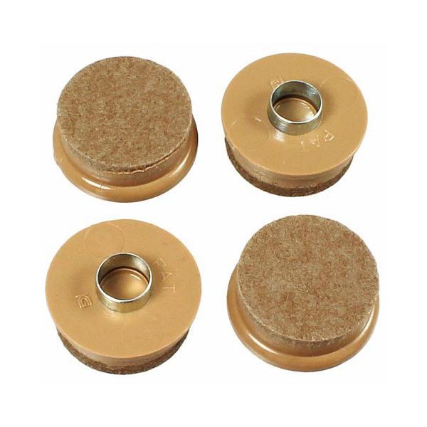 防音・床保護に●イスの脚に打ち込むフェルトです。滑らかな動きでイス動きます。仕様・注意事項●サイズ：25mm●入数：4