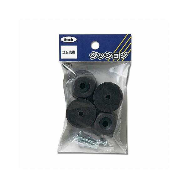 床にやさしいゴム底脚です。●傷の防止。●ビス付です。仕様・注意事項●サイズ：28丸×18mm●4個入り。