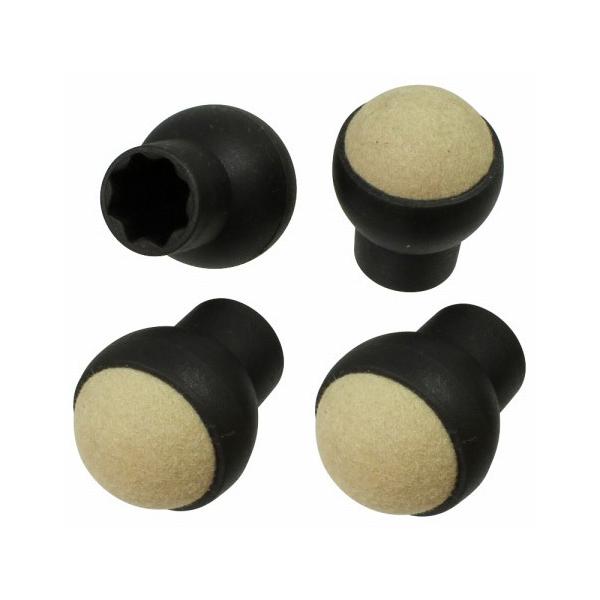 音・傷を防ぎ、イスがスイスイ動く！●イスの脚に取り付ける脚キャップです。滑らかな動きでイスがスイスイ動きます。●丸脚、角脚にご使用いただけます。仕様・注意事項●適合サイズ：11〜12●材質：エラストマー樹脂・ウール100％