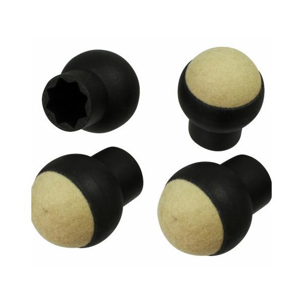 音・傷を防ぎ、イスがスイスイ動く！●イスの脚に取り付ける脚キャップです。滑らかな動きでイスがスイスイ動きます。●丸脚、角脚にご使用いただけます。仕様・注意事項●適合サイズ：13〜15●材質：エラストマー樹脂・ウール100％