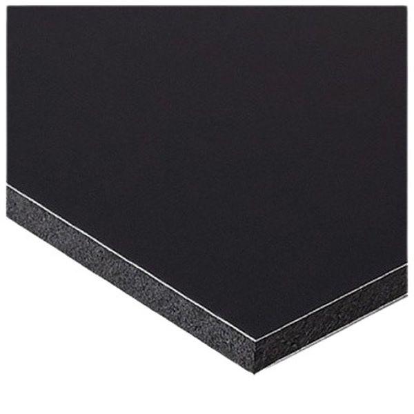 カラーアルミ複合板 ブラック 両面ツヤ無 01021 (約)3t×450×600mm DIY