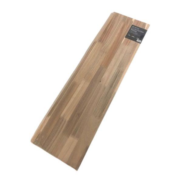 アカシア集成材　表フィンガージョイント　約１０ｍｍ×２５０ｍｍ×９１０ｍｍ