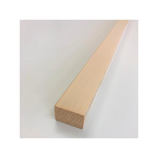 赤松KDプレーナー上小無地 厚み15mm 幅30mm 長さ2985mm 木工 リフォーム 無塗 面取り（店舗受取のみ）（カット可）