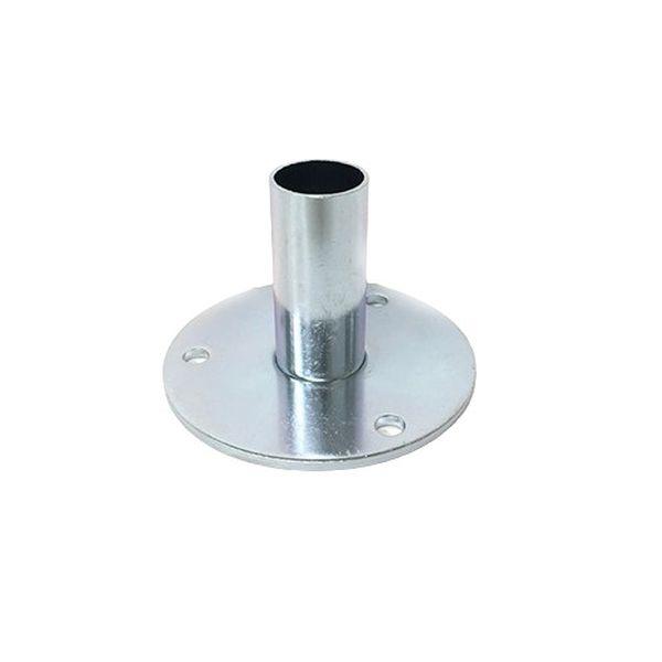 ジャッキベースとの組み合わせで使用することができます。●パーツ使用で、いろいろな組み合わせができます。仕様・注意事項：●材質：鉄/メッキ●適用パイプ：27.2φ用●注意事項：足場用で使用できません。