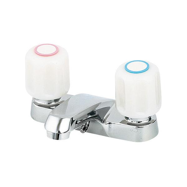 カクダイ 2ハンドル混合栓 洗面2ホール 1532S (水栓金具) 価格比較
