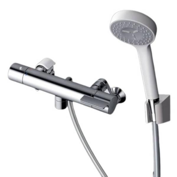 TOTO 壁付 2穴 サーモスタット混合水栓 TBY01401J1 : ホームセンター