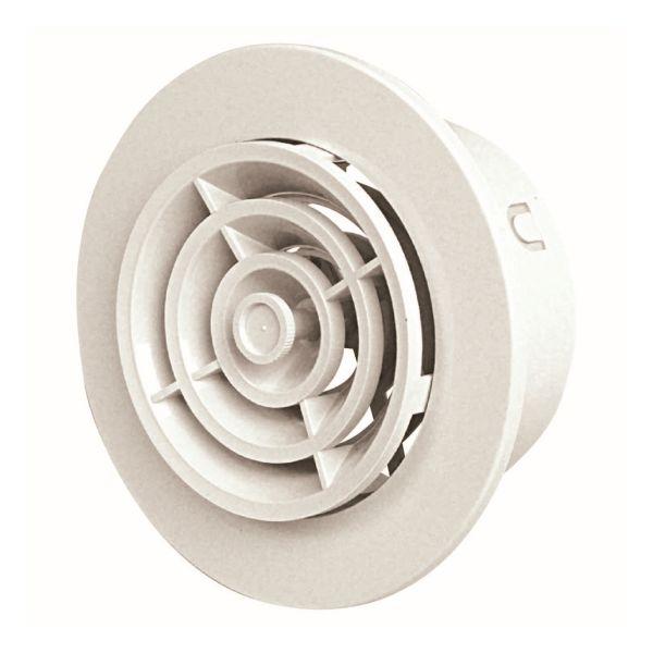 プラスチック製の丸型換気口です。