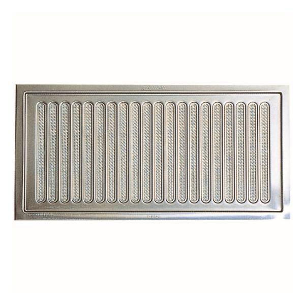 ステンレス製の床下換気口のスタンダードタイプです。