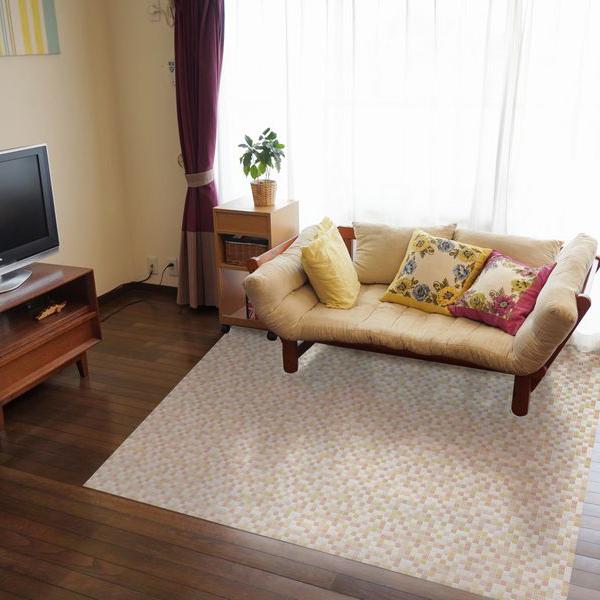 �󂠂� ���a�O���r�A ���p���m�x�V�[�g ���U�C�N�^�C�� �s���N 90cm×180cm REN-05