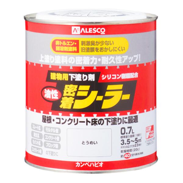 ●劣化してもろくなったコンクリート・セメント・モルタル面の素地を強化し、上塗り塗料との密着性を向上させます。●上塗り塗料の吸い込みを防止し、防水性、耐久性を高めます。スレート瓦、新生瓦(カラーベスト・コロニアルなど)、セメント瓦、コンクリー...