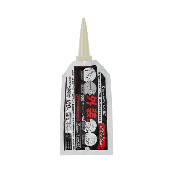 ●専用カートリッジ不要のパウチタイプ。初心者でも絞り出すだけで、そのままカンタンに使用できます。目地・防水シール、ヒビ割れ・亀裂・穴の接着・充填に。（素材：外壁・外塀・サイディング・コンクリート・ブロック・外壁タイル目地・サッシ）※一部の合...