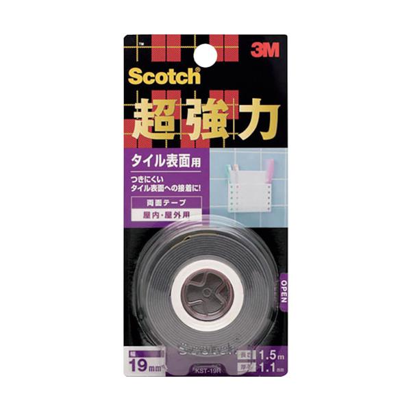 他サイト： 強力両面テープ　タイル表面用 ＫＳＴ−１９Ｒ (コンパクト便可)の商品画像