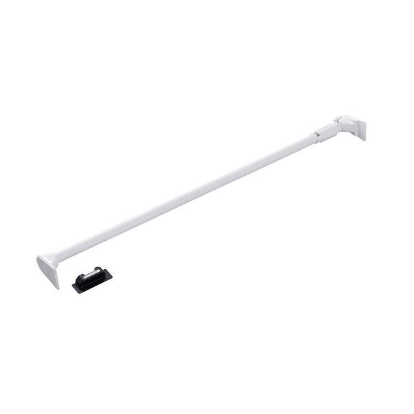 空間を有効活用できる超強力伸縮棒です。サイズ：幅1100-1900×奥行75×高さ110mm重量：1.0kg材質：【パイプ】鋼(塩化ビニル樹脂)、【樹脂部】ABS樹脂、EVA樹脂、【ねじ類】鋼(めっき)パイプ直径：約2.96cm取付幅：11...