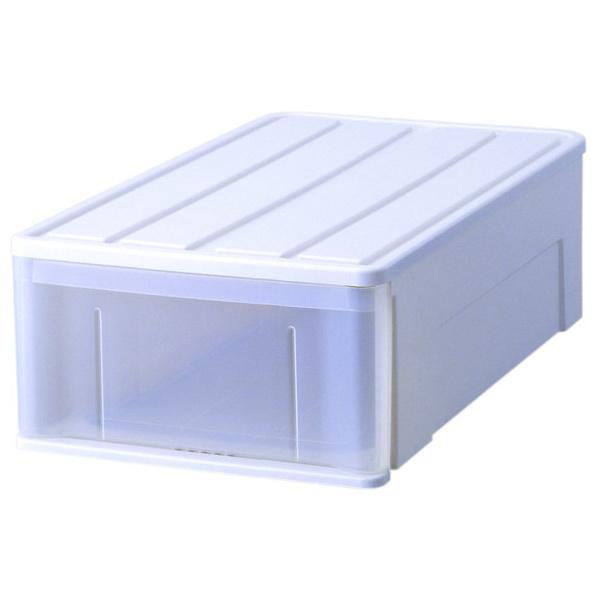 天馬 たっぷり収納ケース ワイド 74M 引き出し 衣装ケース ホワイト