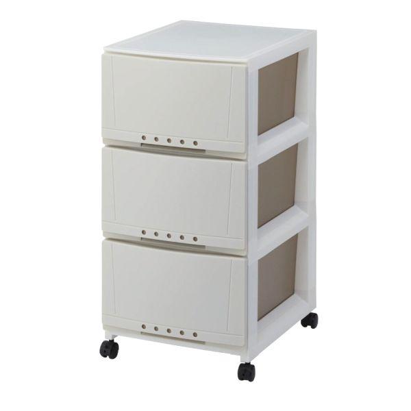 他サイト： プロフィックス ルームケース 3403 カプチーノ 天馬 収納 チェスト 3段の商品画像