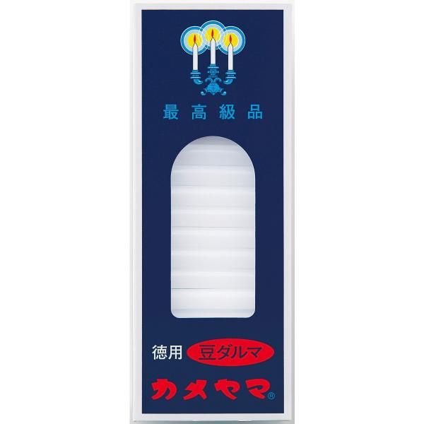 安全・安心にお使い頂ける信頼のブランド『カメヤマローソク』。燃焼約１９分の豆ダルマ徳用２２５ｇ。仕様・注意事項：●内容：225ｇ●サイズ：幅57×高さ150×奥行50mm●重量：0.27g