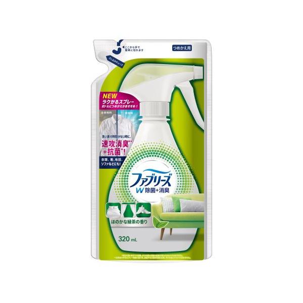 他サイト： 訳あり P&amp;G 緑茶成分入りファブリーズ 詰替 320ml 消臭剤の商品画像