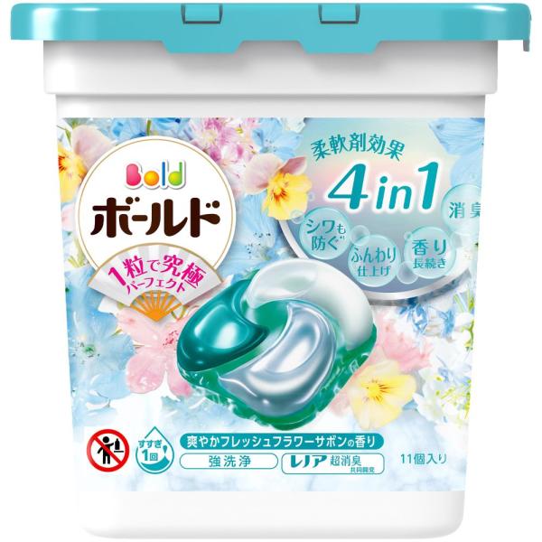 ボールド ジェルボール フレッシュフラワーサボンの香り　P&G 31個　15袋 Amazon.co.jp: P&G ボールド ジェルボール 爽やかフレッシュ