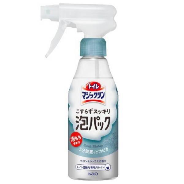 他サイト： 訳あり 花王 トイレマジックリン こすらずスッキリ泡パック サボン&amp;シトラスの香り 本体 300mlの商品画像