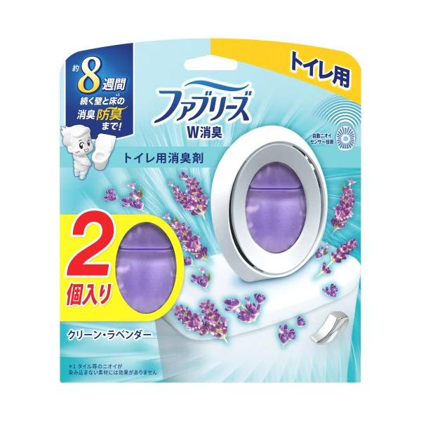 他サイト： 訳あり ファブリーズ W消臭 トイレ用消臭剤 クリーン・ラベンダー 2個パック トイレ用 芳香消臭剤 P&amp;GJapanの商品画像