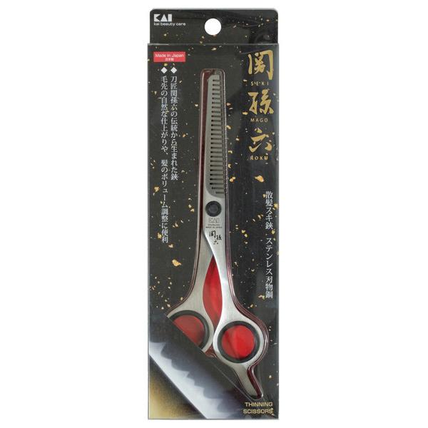 関孫六 貝印 スキハサミ(ALLステンレス) 000HC3519 （コンパクト便可