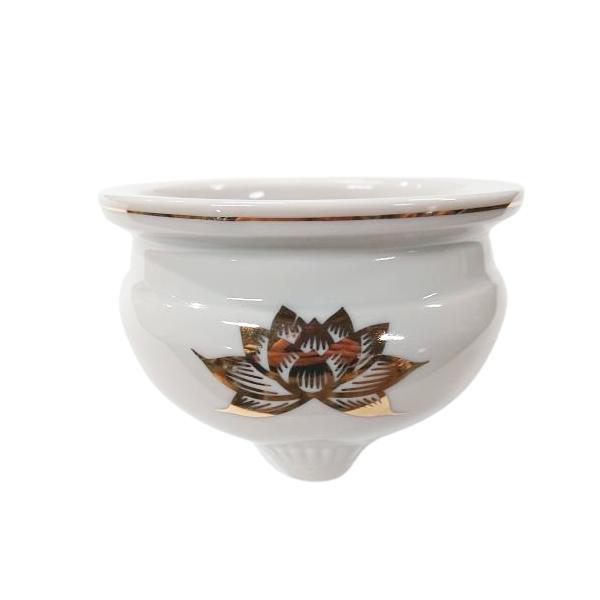 仏具蓮の模様が美しい仕様・注意事項：割れやすい取り扱い注意